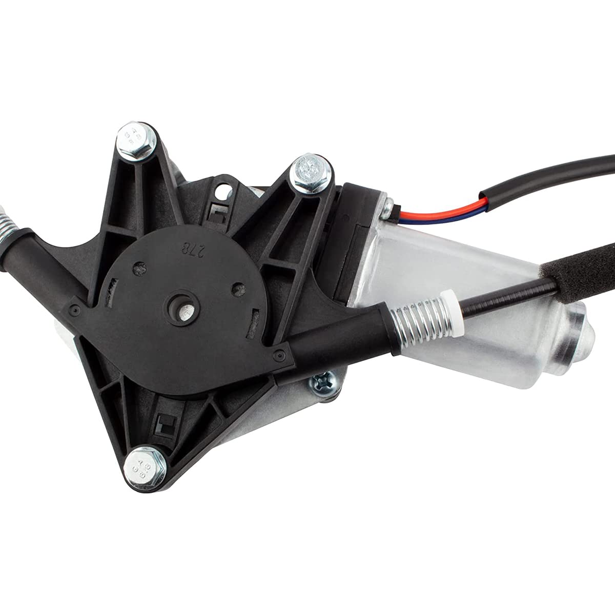 Jeep Wrangler Power Window Regulator with Motor - Compatible with 2007-2018 JK Models (Front Left Driver Side) - Part Numbers 660562, 68014949AA, 68014953AA - Easy DIY Installation for Smooth Window Operation