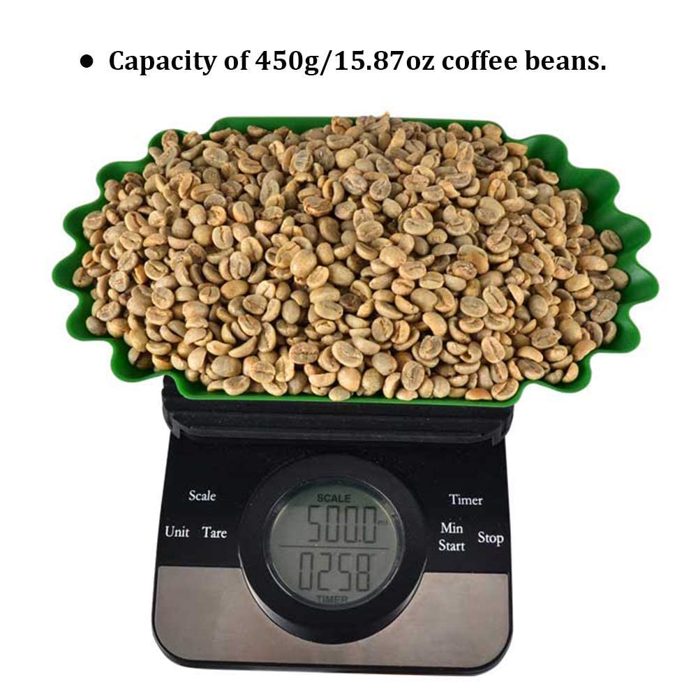 **CAFEMASY 4-Pack Green Coffee Bean Scoop & Cupping Tray Set – Premium Coffee Measuring Tool for Roasting, Brewing & Tasting – Perfect for Baristas, Home Brewers & Coffee Enthusiasts**
