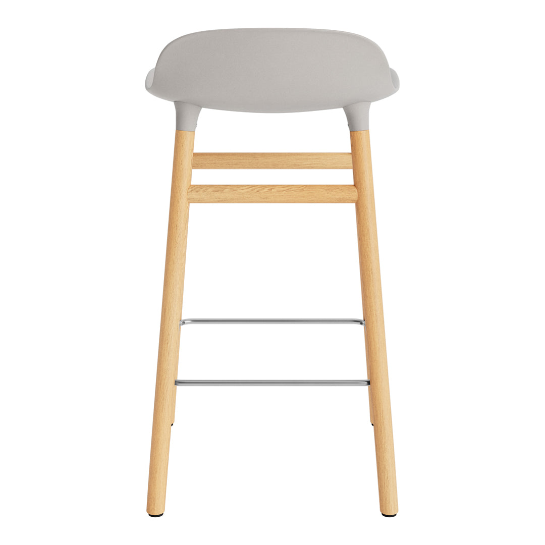 Modern Wooden Counter Stool with Sturdy Wood Legs - Perfect for Kitchen Islands, Breakfast Bars & Home Decor
