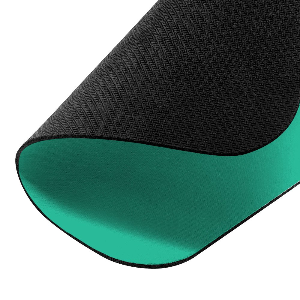 FINCIBO Non-Slip Rectangle Mouse Pad - Premium Solid Teal Gaming Mousepad for PC, Laptop & Office Desk - Perfect for Work, Gaming & Home Office Use