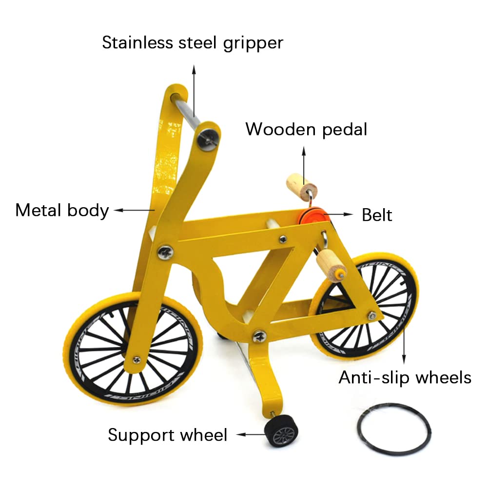 Parrot Bike Toy - Interactive Intelligence Training & Educational Puzzle Toy for Medium Birds - Foot Talon Exercise & Mental Stimulation for Parakeets, Cockatiels & Conures - Perfect for Playtime & Training Sessions