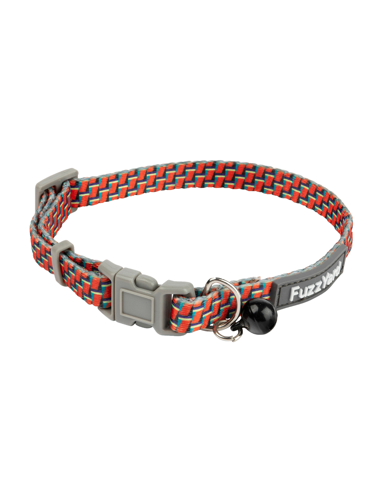 Fuzzyard Cat Collar with Bell - Soft & Adjustable Kitten Collar for Safety - Perfect for Indoor/Outdoor Cats, Pet ID Tags & Night Reflective