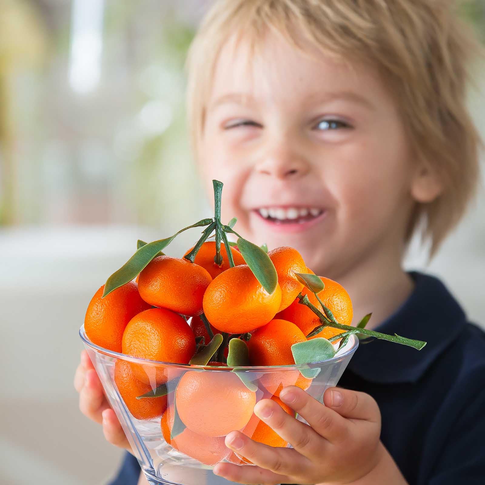 WILLBOND 15-Piece Artificial Mini Orange Cluster - Realistic Fake Tangerine Decor for Kitchen Table, Fruit Bowl & Party Tray - Perfect for Home, Wedding, Thanksgiving & Christmas Decoration