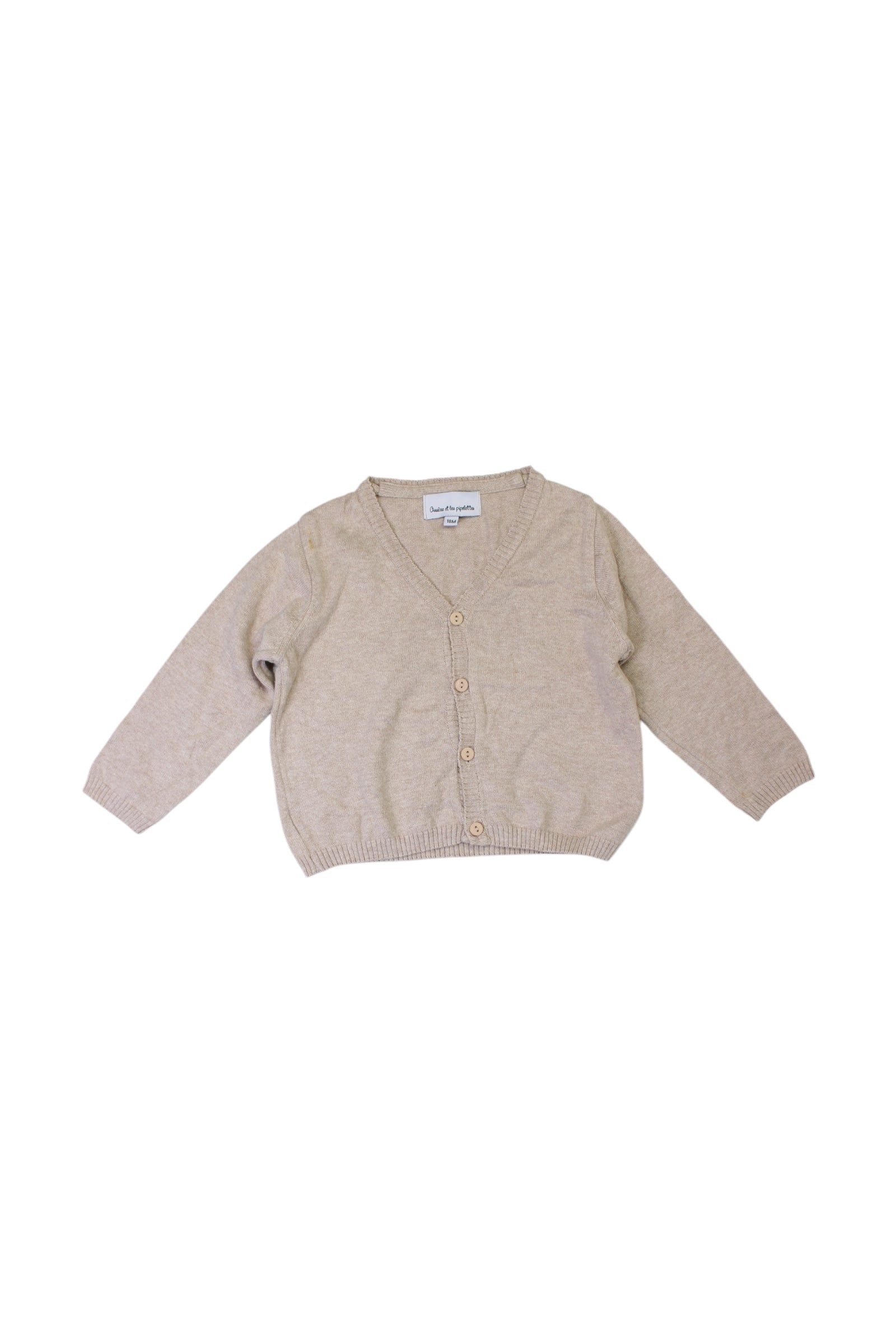 Arsène and Les Pipelettes Cardigan for Baby Girls 12-18 Months - Soft & Stylish Knitwear for Playdates and Family Outings