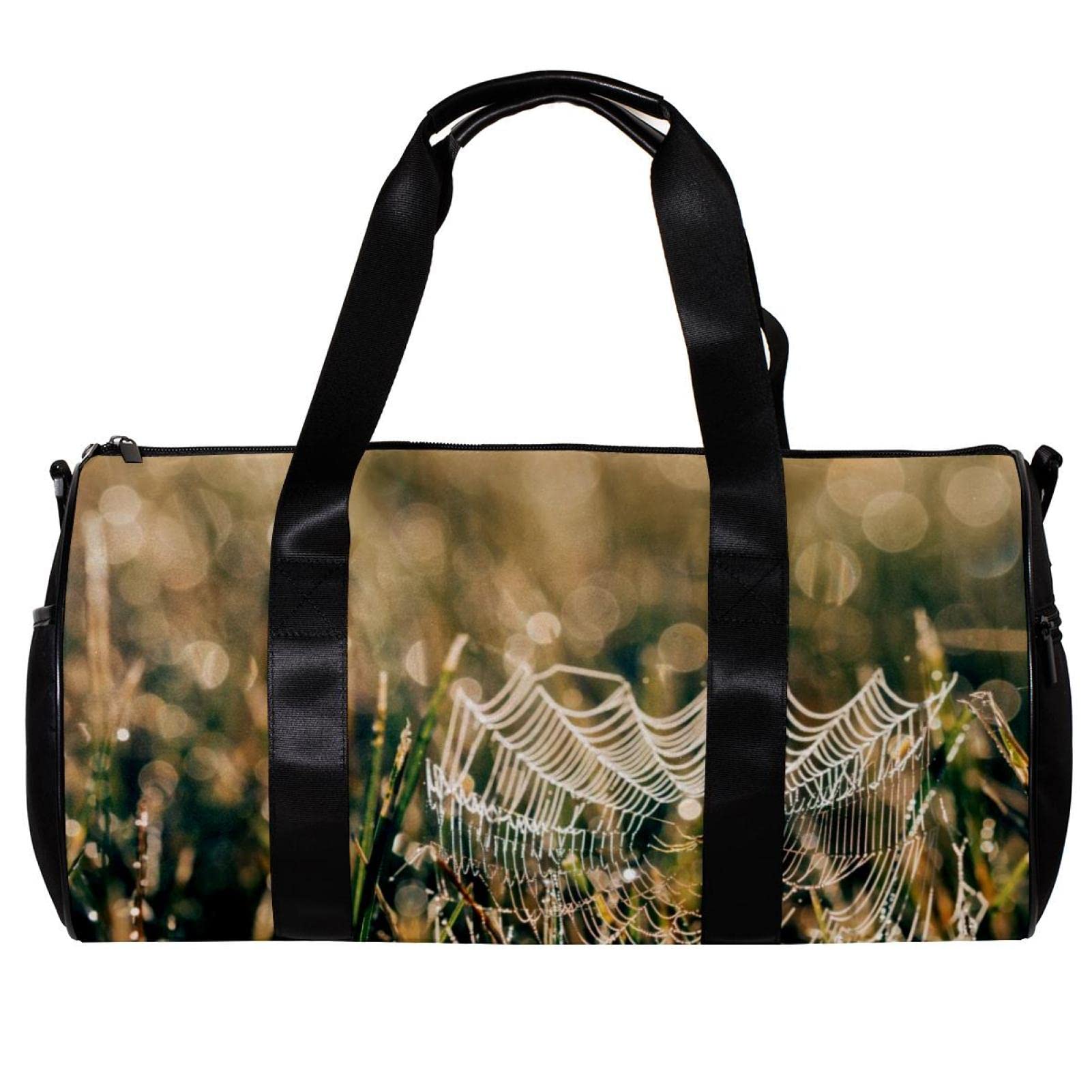 Spider Web Gym Duffle Bag - Large Travel Overnight Weekender Carry On Bag for Men & Women | Perfect for Workout, Gym, Travel & Sports