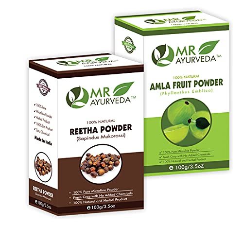 Amla Powder + Reetha Powder