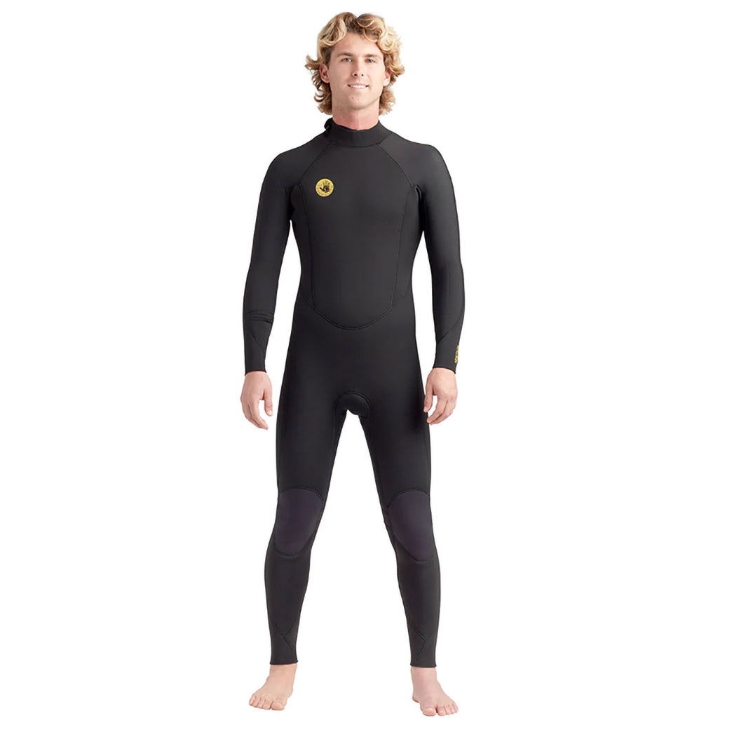Body Glove Heritage Back Zip Men's Full Wetsuit - Black for Surfing, Diving & Water Sports | Premium Neoprene Comfort & Durability