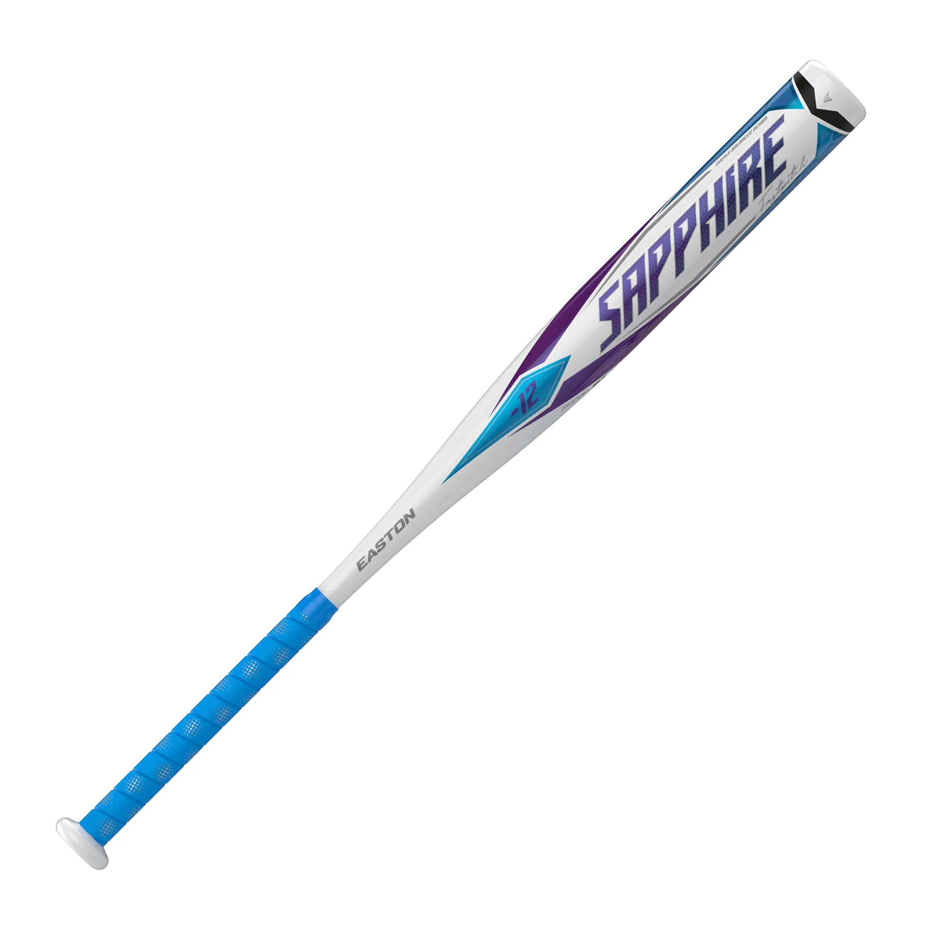 Easton Sapphire™ 12 Fastpitch Softball Bat FP22SAP - Lightweight Youth Softball Bat for Girls Ages 8-12 | Perfect for Fastpitch Games, Tournaments & Practice