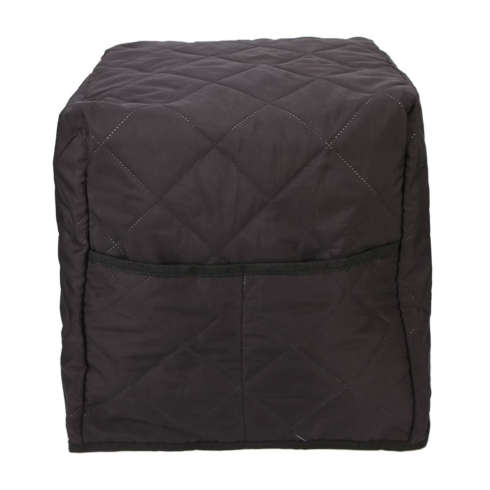 Premium Soft Cotton Coffee Maker Cover with Storage Pocket - Universal Dust Protector for Stand Mixers, Blenders & Home Appliances | Ideal for Kitchen Countertop & Appliance Storage
