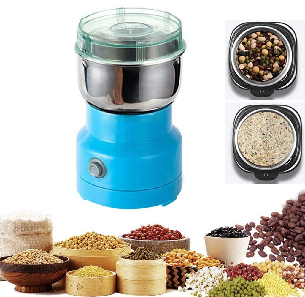 150W Multifunctional Electric Grain Grinder - Stainless Steel Ultra-Fine Powder Machine for Spices, Herbs, Chinese Medicine & Food - Perfect for Home Kitchens & Commercial Use