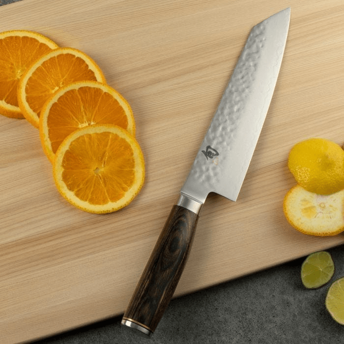 Shun Premier 8-Inch Kiritsuke Japanese Chef Knife - High-Carbon Stainless Steel Blade for Precision Slicing & Sushi Preparation - Perfect for Professional Chefs & Home Cooking Enthusiasts