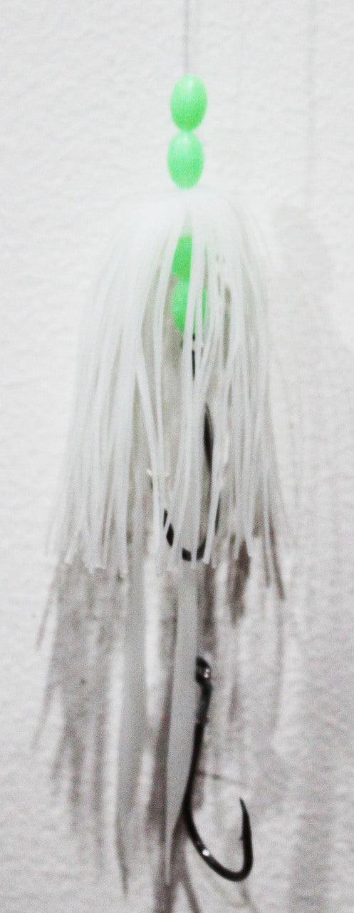 Jigging World Micro Silicone Skirt Tandem Rigs - Soft Lure Fishing Skirts for Bass, Walleye & Saltwater Gamefish - Perfect for Jigging, Trolling & Casting Techniques