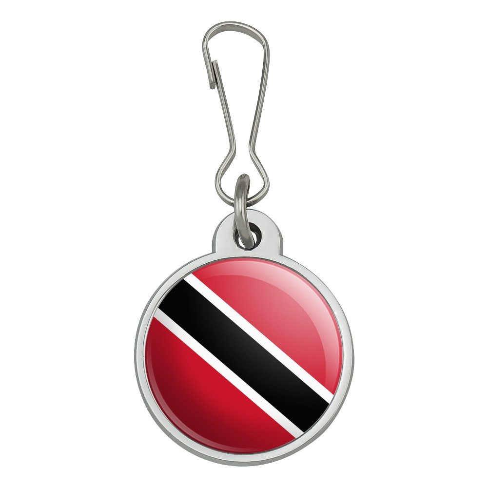 Trinidad and Tobago Flag Zipper Pull Charm - Country Flag Jacket Handbag Purse Luggage Backpack Accessory | Perfect for Travel, School Bags & Souvenirs