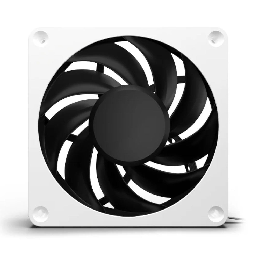 Alphacool Apex Stealth Metal Fan 2000 RPM - High Performance White PC Cooling Fan for Gaming Rigs, Workstations & Custom Water Cooling Systems
