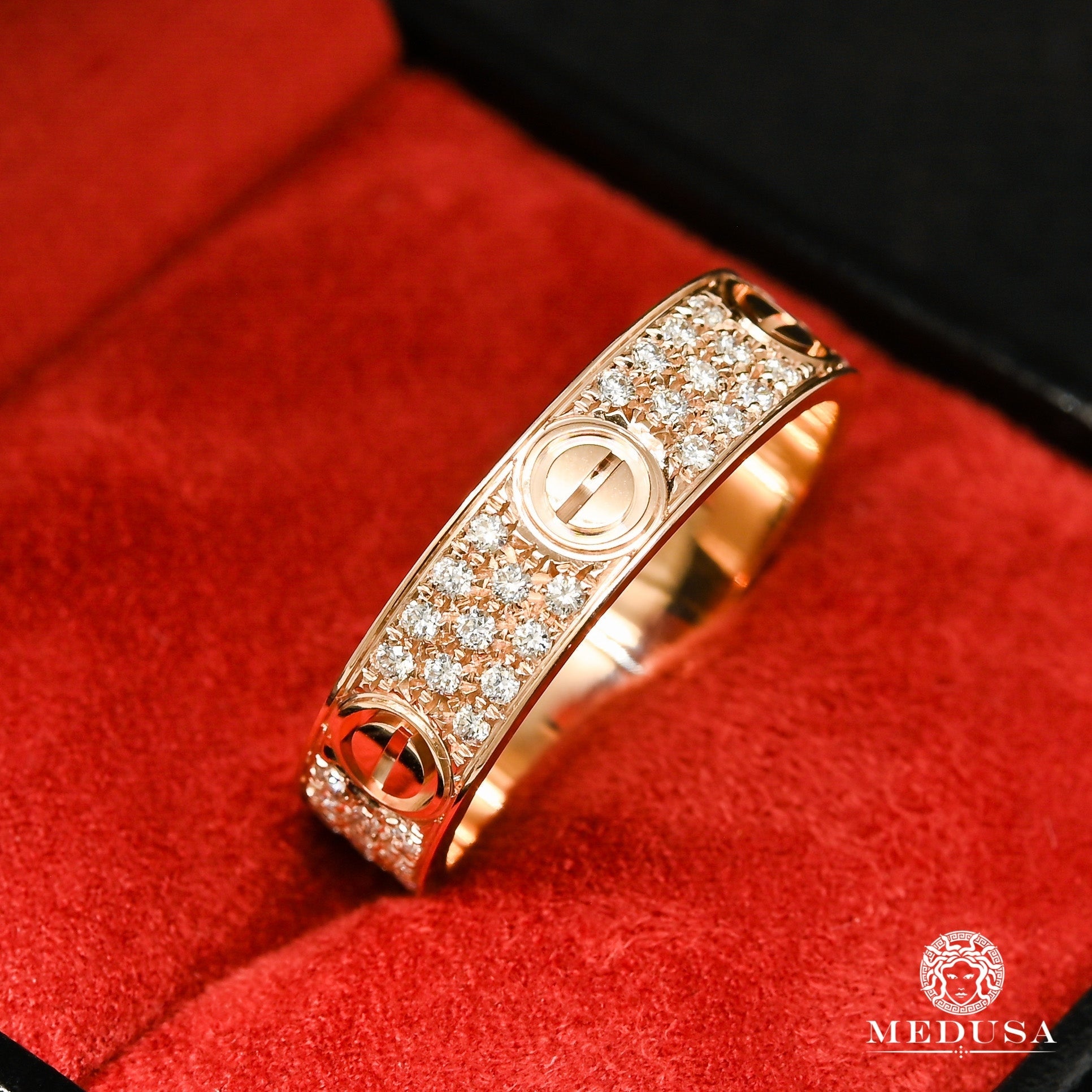 Love F11 Diamond Ring - Elegant 14K Gold Plated Cubic Zirconia Wedding Band for Women | Perfect for Engagement, Anniversary & Valentine's Day Gifts