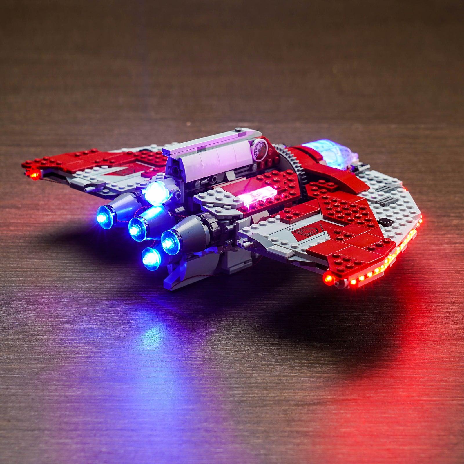 LEGO Ahsoka Tano's T-6 Jedi Shuttle 75362 Light Kit - LED Lighting Set for Star Wars Building Blocks - Perfect for Display & Nighttime Showcase