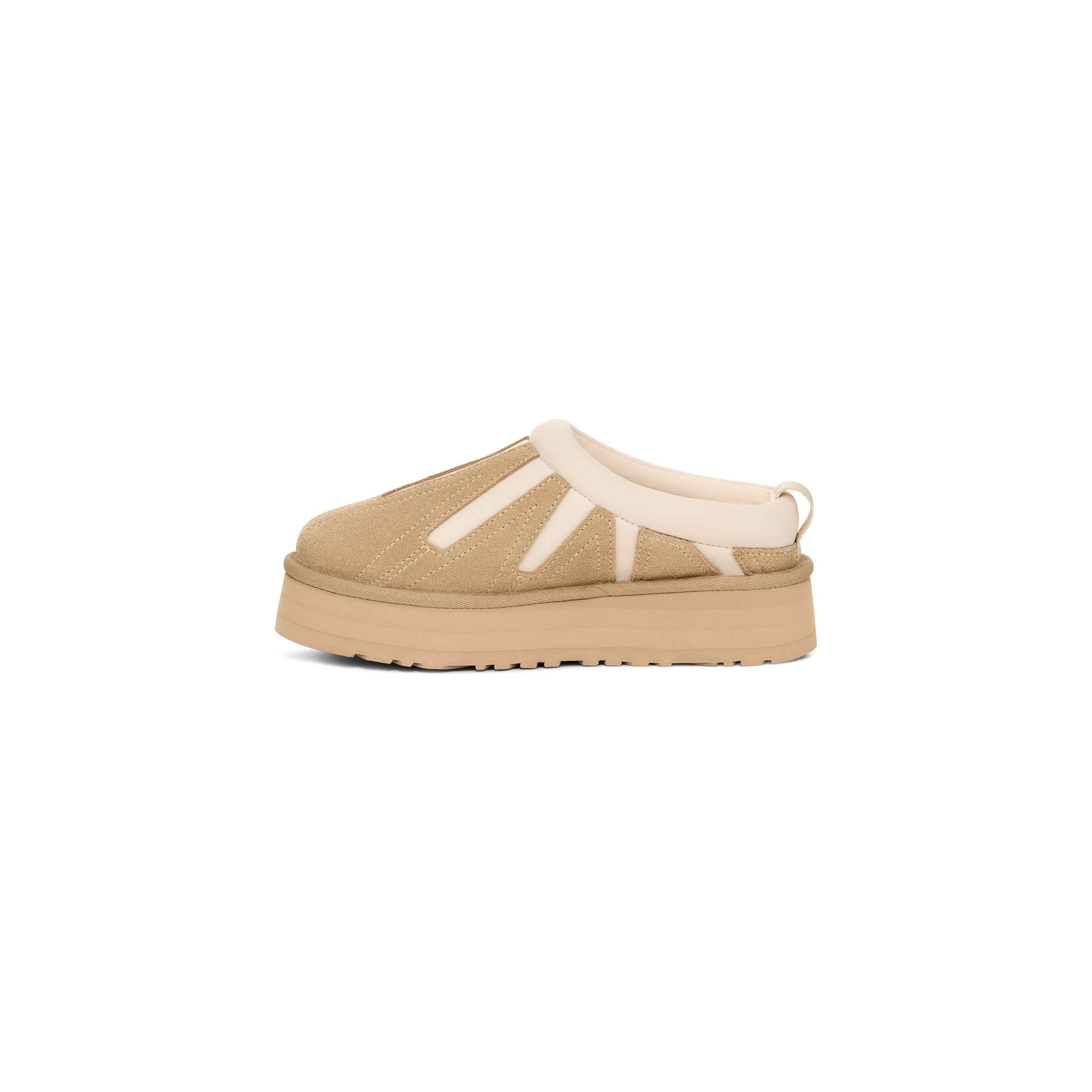 UGG Women's Tazz Sunwave Slippers - Cozy Fuzzy House Shoes with Memory Foam for Indoor/Outdoor Wear - Perfect for Winter, Home, Lounge & Travel Comfort