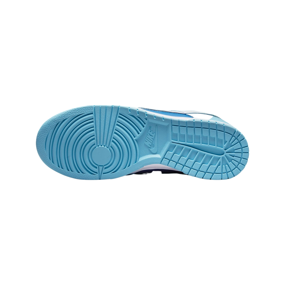Nike Dunk Low Retro QS Men's Sneakers - Argon Blue & White Colorway | Casual Wear, Street Style, Basketball Shoes for Everyday Comfort