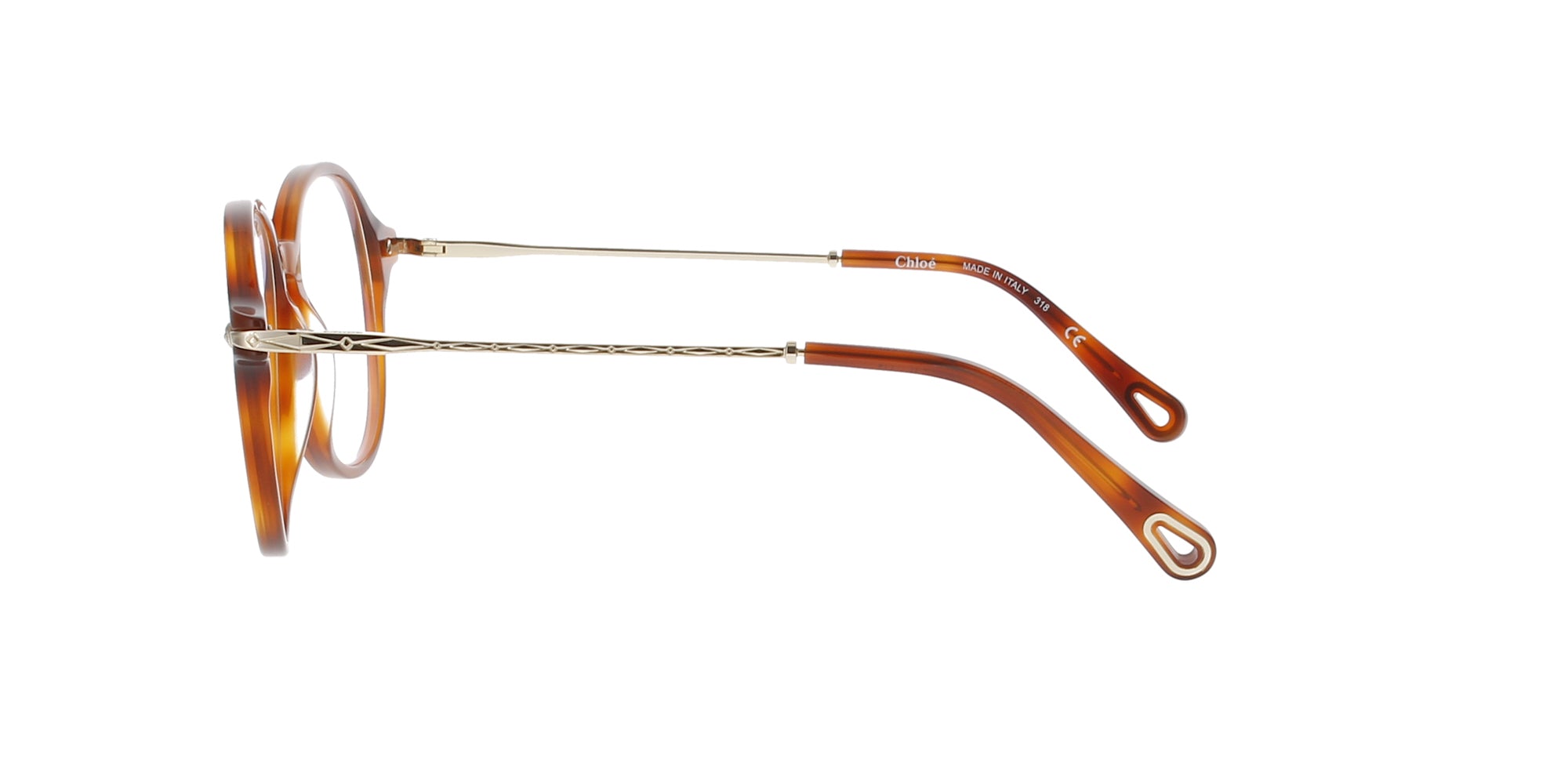 Blonde Havana & Gold Chloe Frame Sunglasses - Stylish UV Protection for Women - Perfect for Beach, Driving, and Outdoor Activities