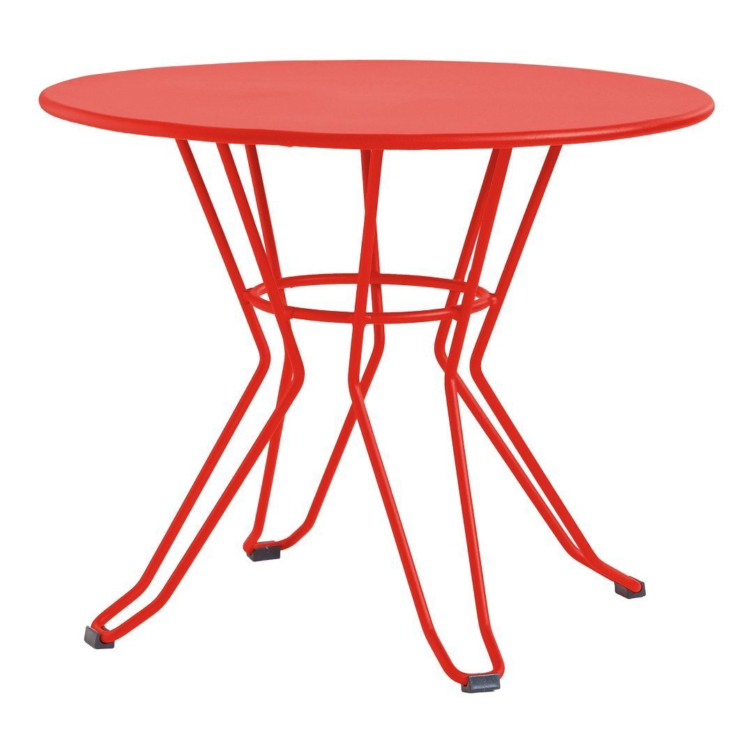 Modern Capri Round Side Table - Small Accent Table for Living Room, Bedroom, or Patio - Perfect for Coffee, Books, and Decor