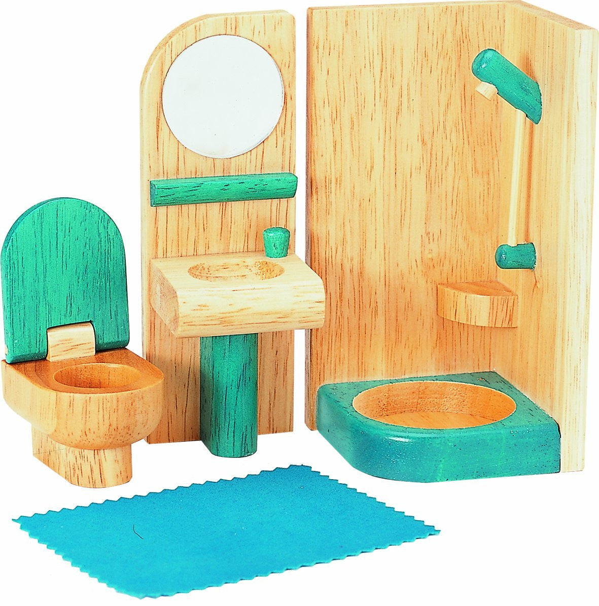 Happy Home Wooden Doll House by Voila - Handcrafted Wooden Dollhouse for Kids with Furniture, Perfect for Pretend Play & Creative Storytelling - Great Gift for Birthdays & Christmas