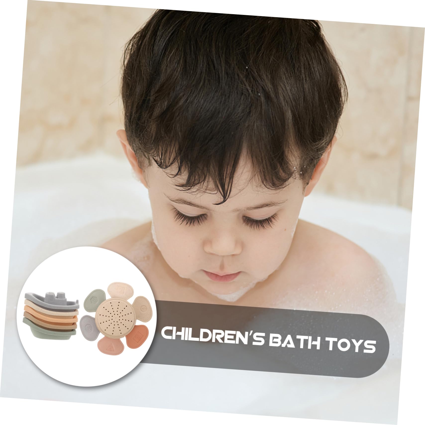 Moluckfu 12-Piece Bath Toy Set for Toddlers - Fun Plastic Bathtub Toys for Kids, Floating Water Play for Baby & Children - Perfect for Bath Time, Pool, and Sensory Play
