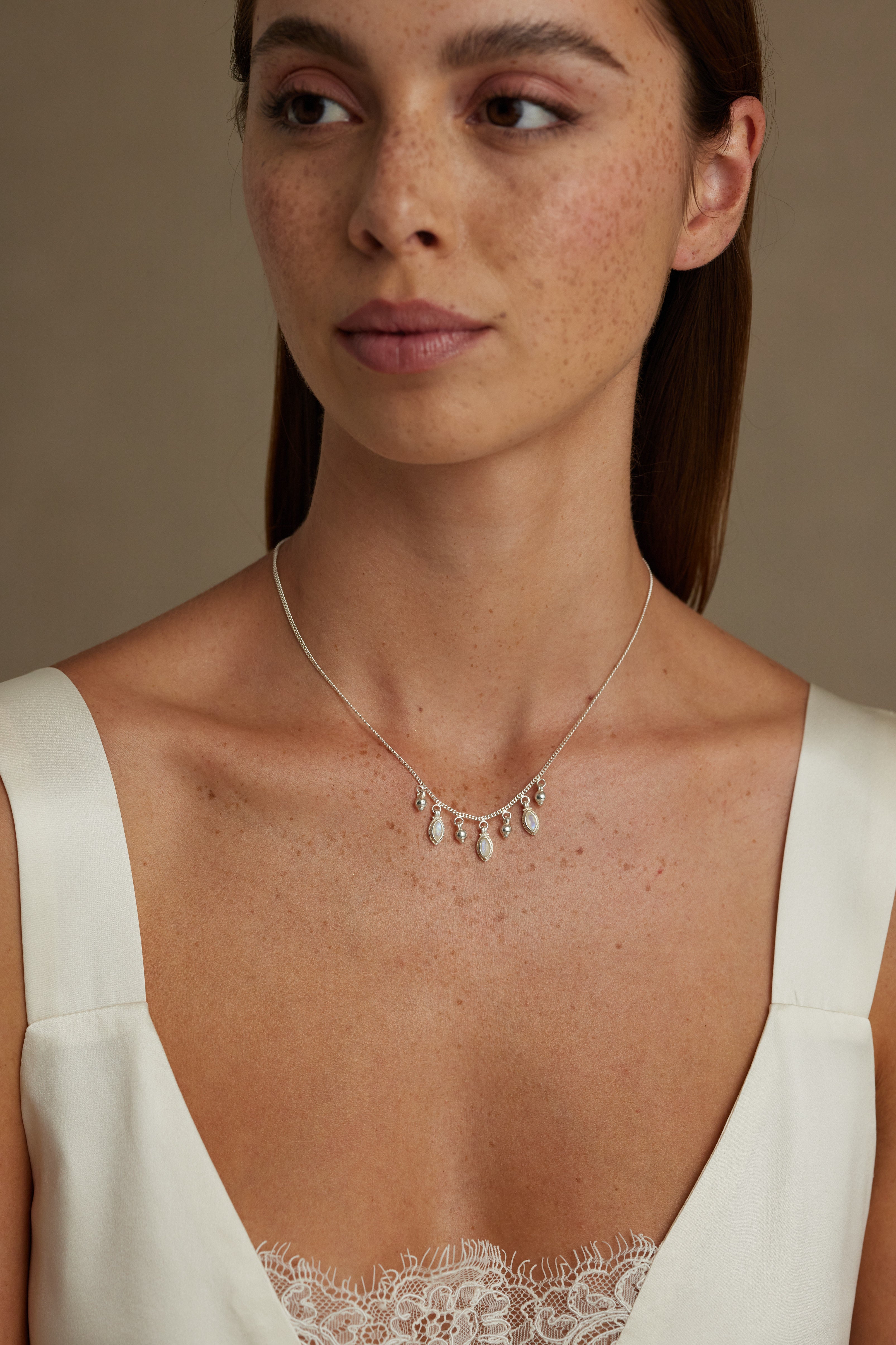 Aura Silver Necklace for Women - Elegant 925 Sterling Silver Pendant Necklace Jewelry Gift for Her - Perfect for Birthday, Anniversary & Valentine's Day