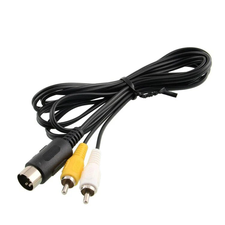 Genesis 1 AV Cable [XYAB] - High Quality Audio Video Cable for Classic Gaming Consoles - Perfect for Retro Gaming Setup and Home Entertainment Systems