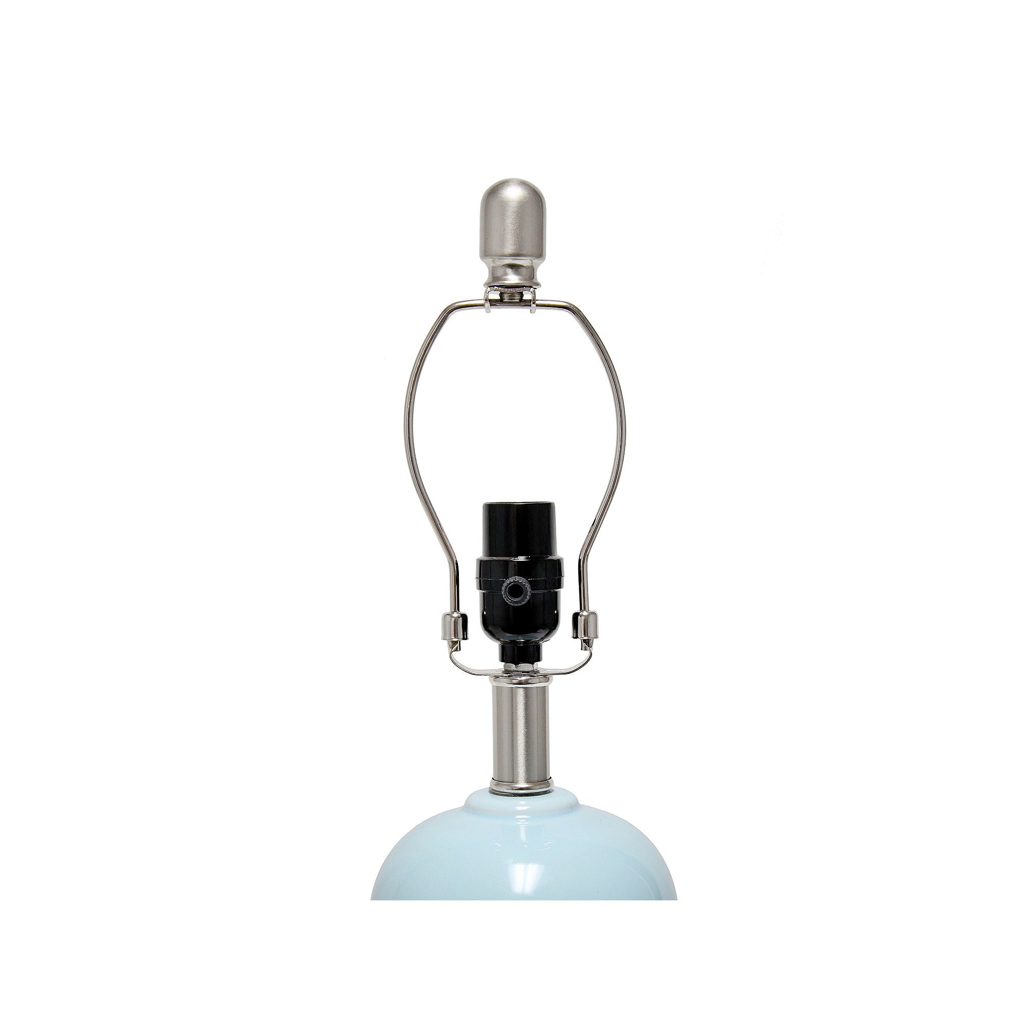 Lalia Home Light Blue Dual Orb Ceramic Table Lamp - Modern Decorative Lighting for Living Room, Bedroom & Office - Model LHT 4003 LT (One Size)