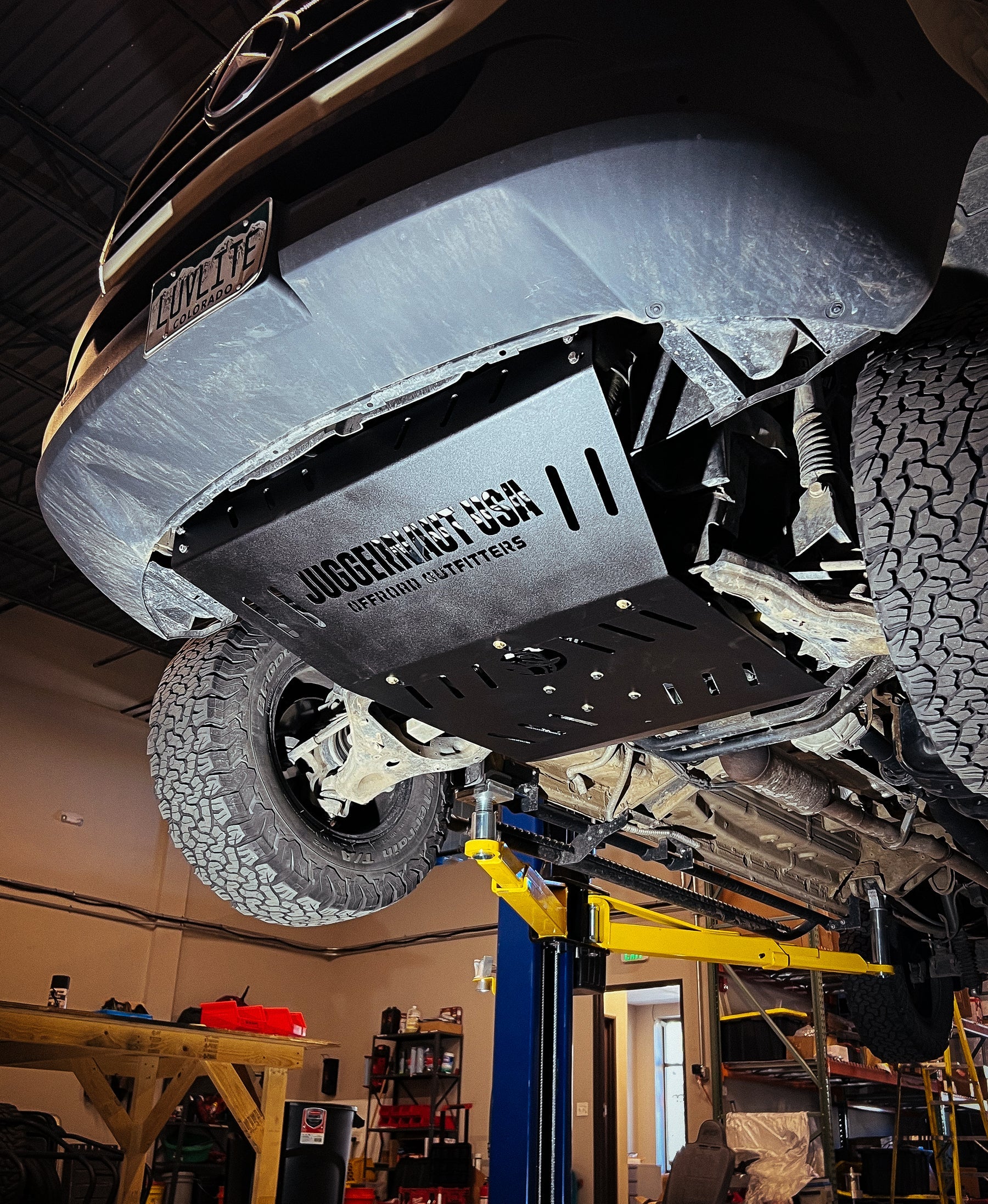 Juggernaut USA 4x4 Mercedes Sprinter Engine & Transmission Skid Plate (2019-2022) - Heavy Duty Underbody Protection for Off-Road Adventures & Overlanding