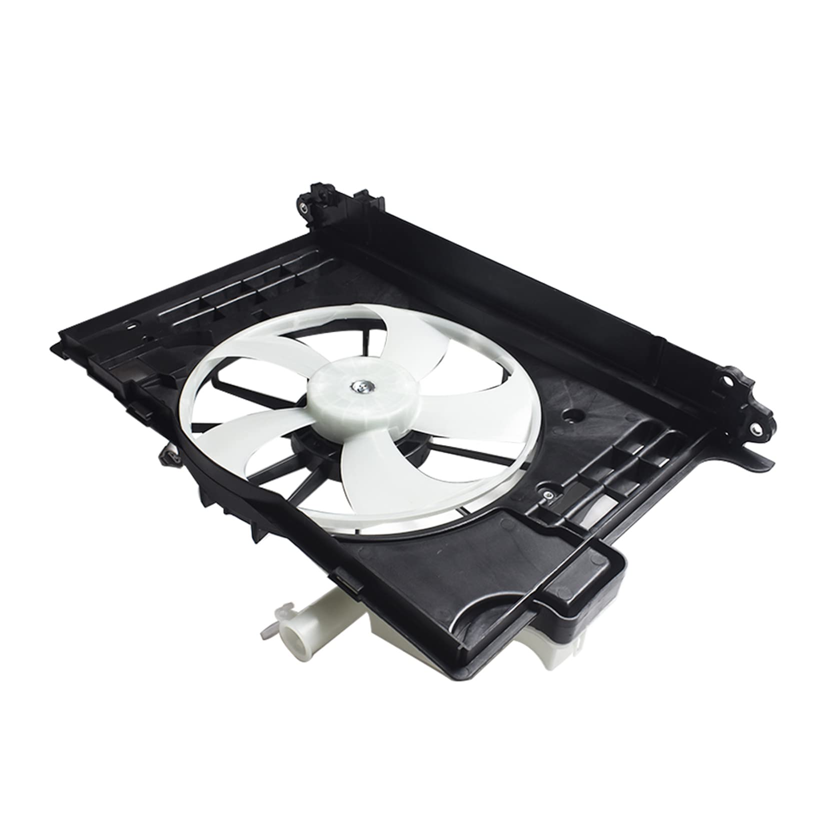 2014-2019 Toyota Corolla Radiator Condenser Cooling Fan Assembly - 12V Black - Replacement Part for Engine Cooling System - Perfect for Summer Driving & Overheating Prevention