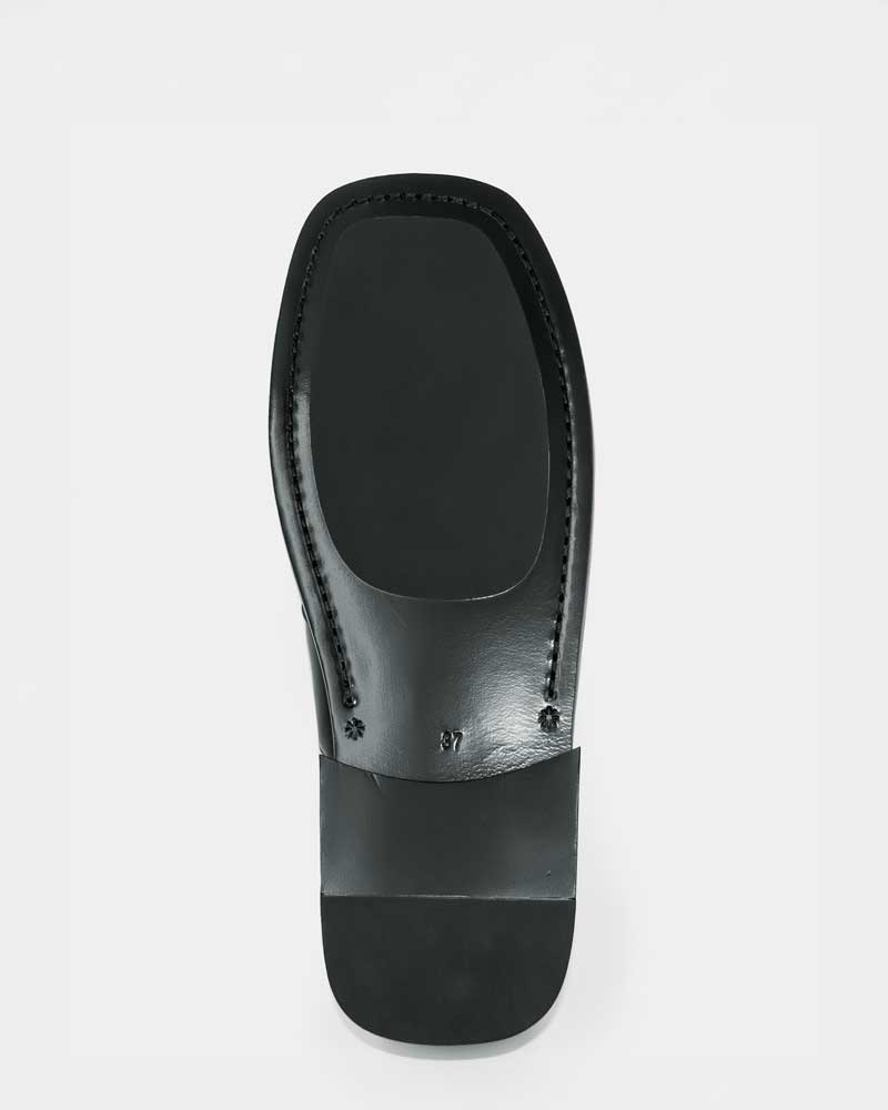 Stylish Black Leather Slingback Sandals for Women - Comfortable Heeled Dress Shoes for Summer, Weddings & Office Wear