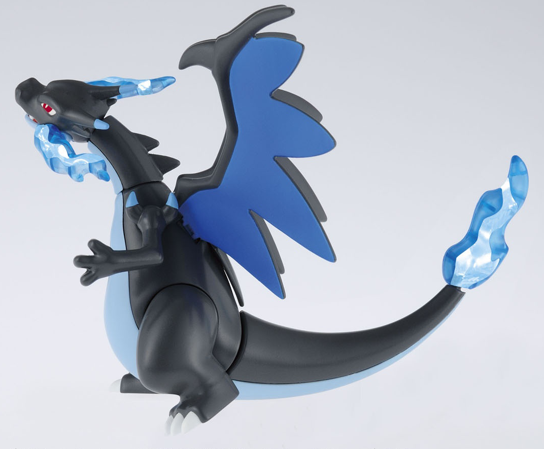 Bandai Pokemon Mega Charizard X Action Figure Model Kit - Collectible Building Set for Kids & Adults - Perfect for Display, Gifts & Anime Collections