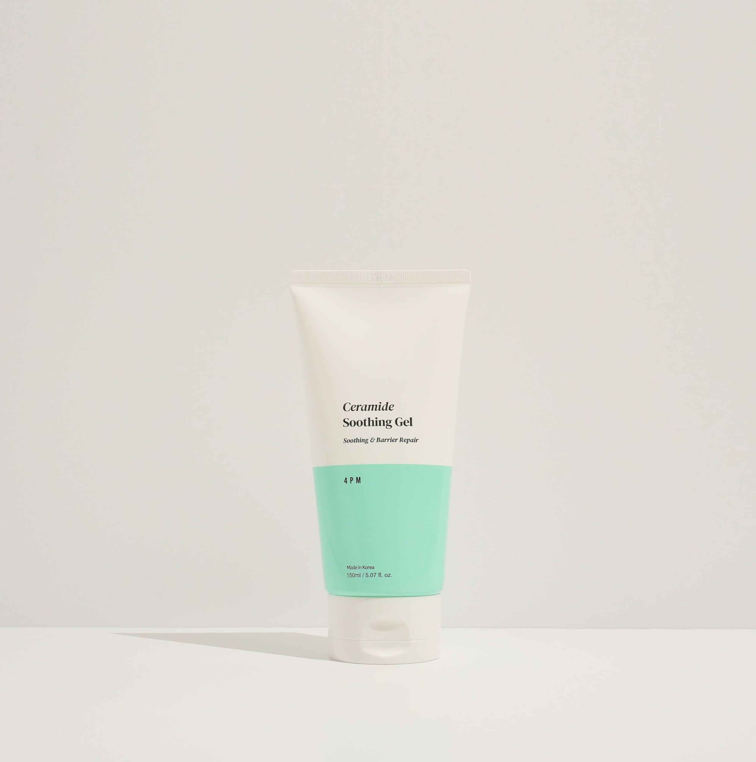 4PM Ceramide Soothing Gel (5.07 fl oz) - Lightweight Korean Face Moisturizer for Dry Skin, Hydrating Gel Cream with Barrier Repair for Glass Skin | Korean Skincare by SEOUL4PM | Perfect for Night Routine & Sensitive Skin Care