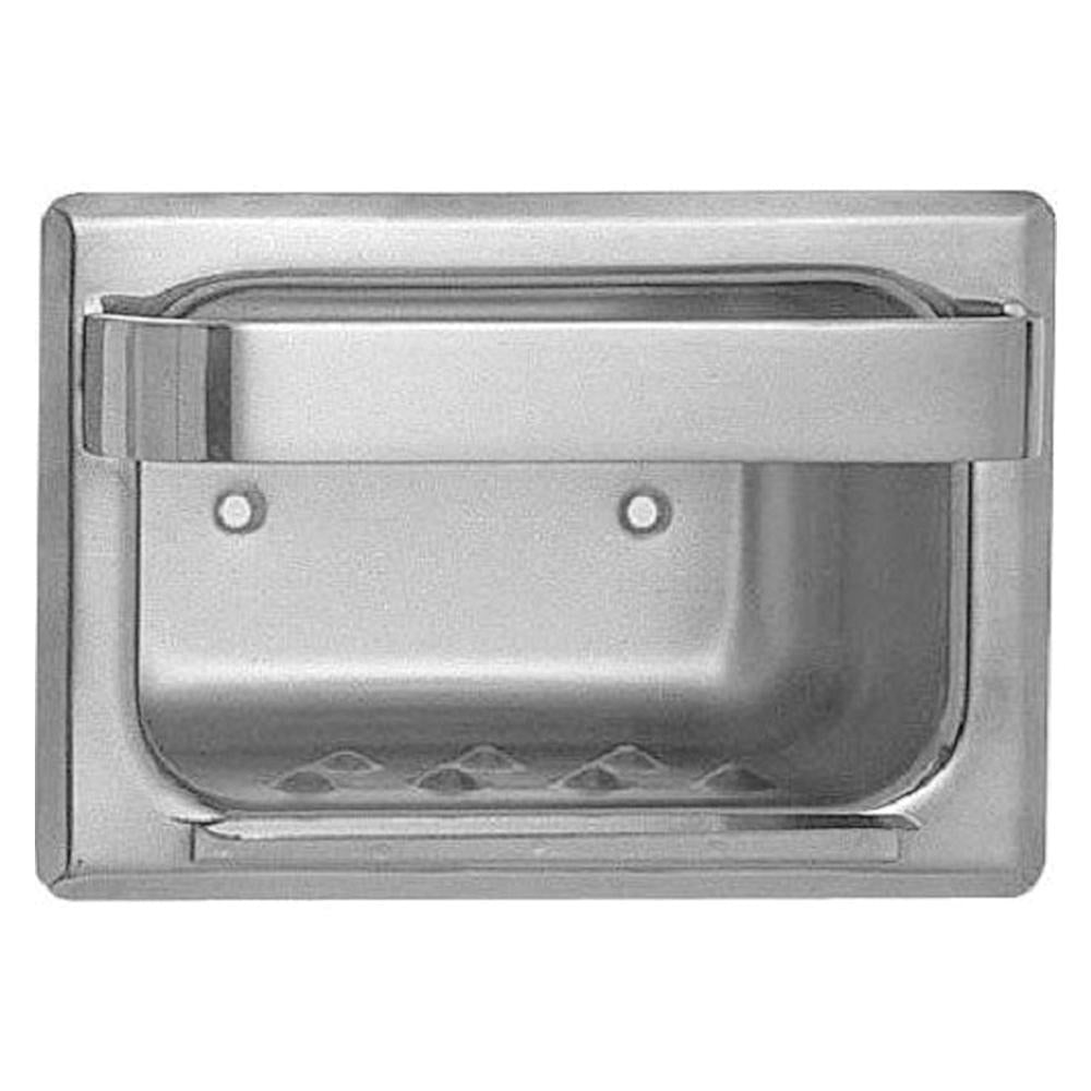 Stainless Steel Recessed Soap Dish for Wet Wall - ASI 0399 Bar Soap Holder | Bathroom & Shower Organizer for Home & Hotel Use