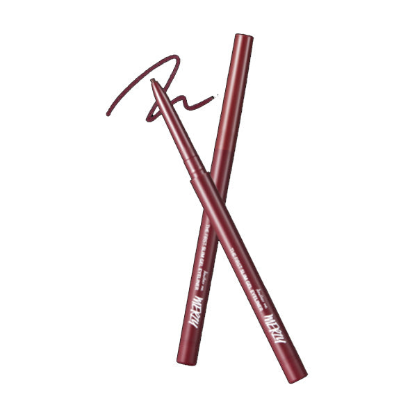 MERZY The First Slim Gel Eyeliner - Waterproof & Smudge-Proof Long Lasting Eyeliner Pencil for Precise Lines | Perfect for Everyday Makeup, Winged Liner & Professional Makeup Artists