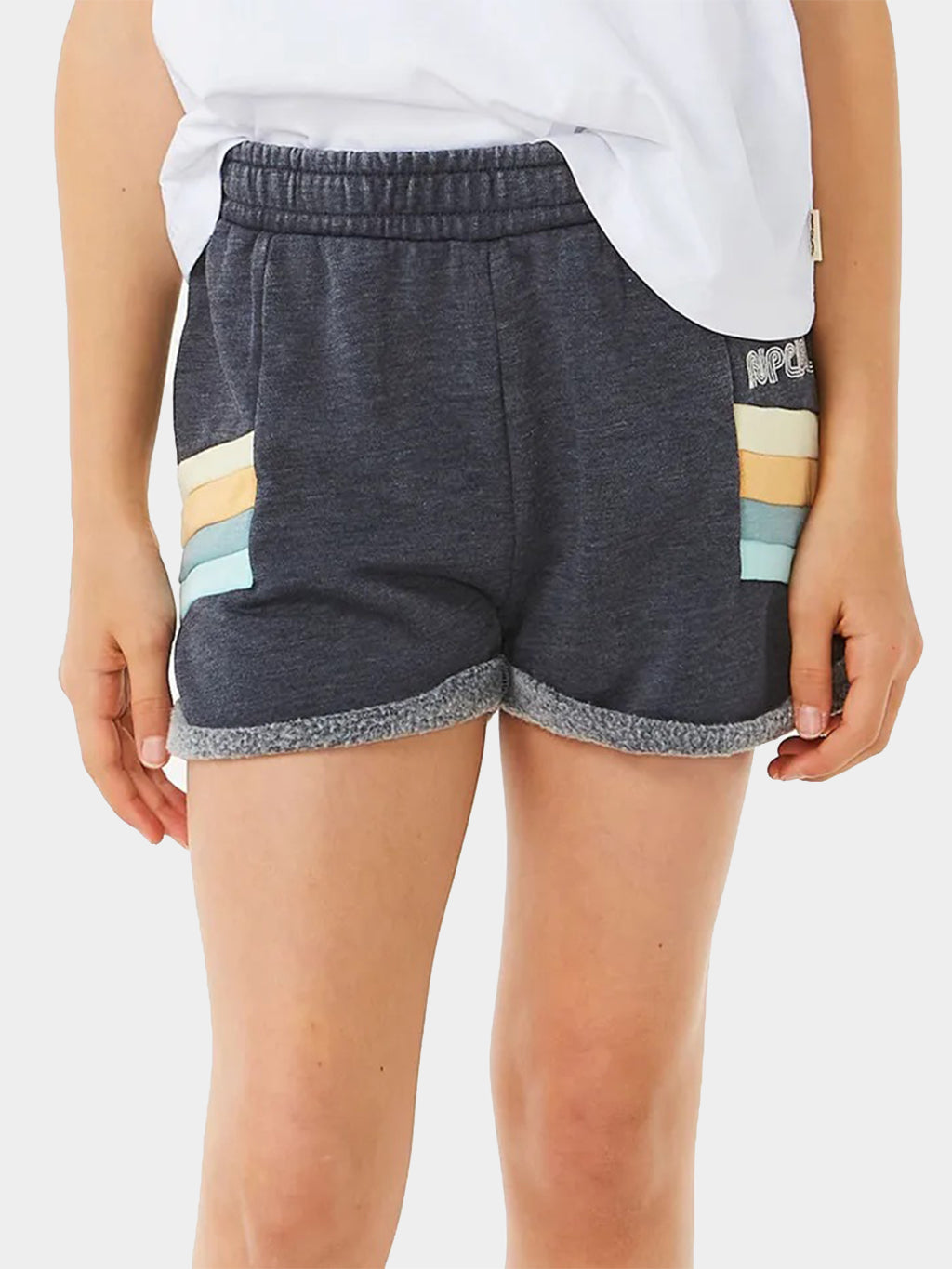 Girl's Block Party Track Shorts for Ages 8-14 | Comfortable Athletic Running Shorts for Kids | Perfect for Sports, Gym, and Playtime