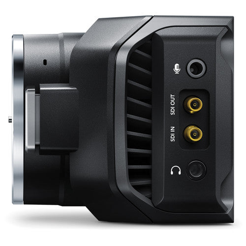 Blackmagic Design Micro Studio Camera 4K - Professional UHD Video Camera with MFT Lens Mount for Live Streaming, Film Production & Broadcast Studios