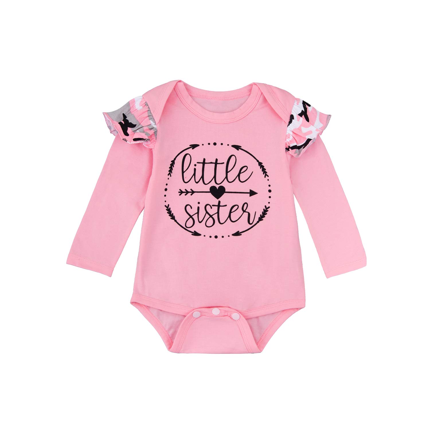 Adorable Baby Girl Matching Outfits - Little Sister & Big Sister Pink Floral Pants Set | Sibling Photo Shoots, Family Gatherings & Special Occasions