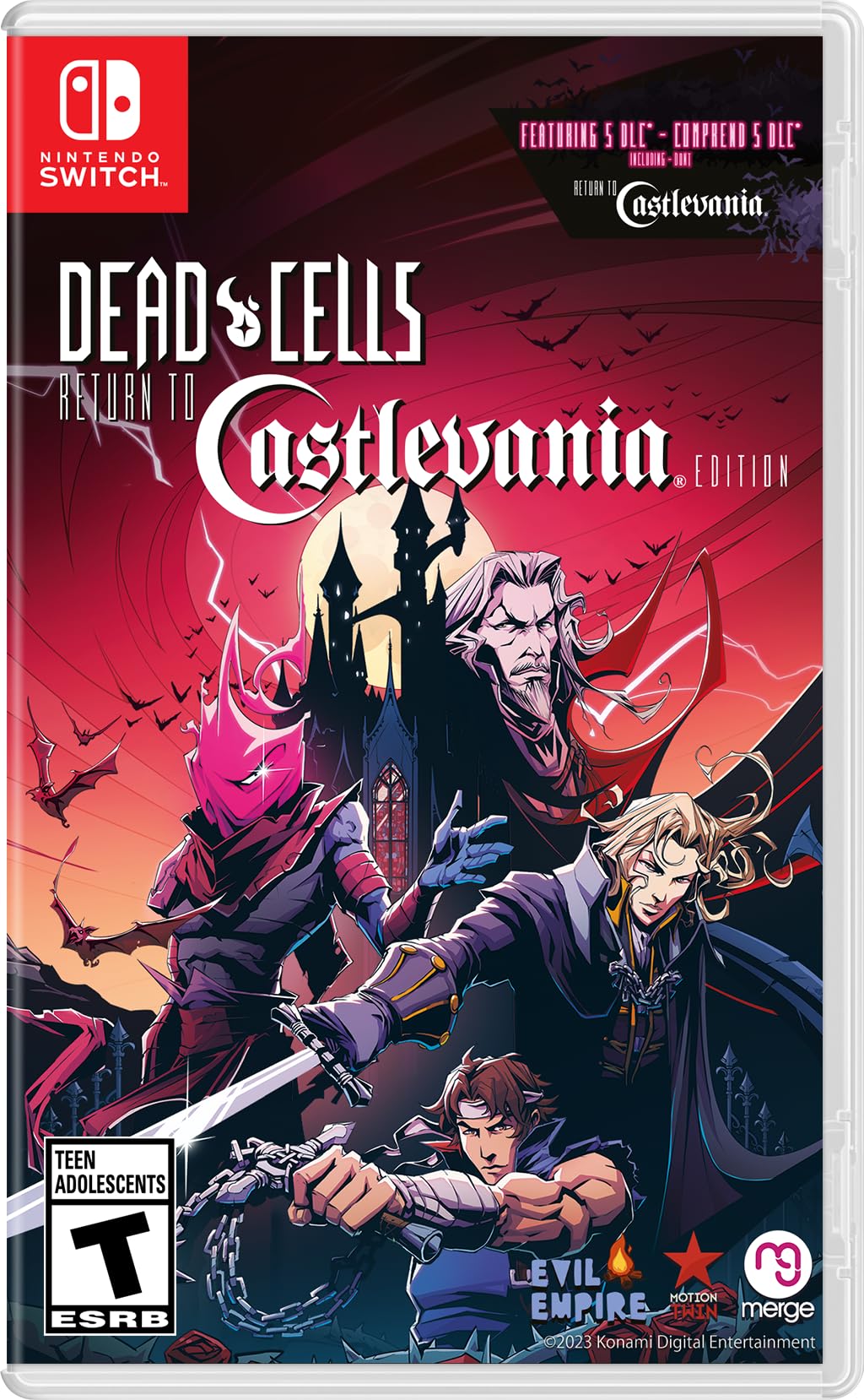Dead Cells Return to Castlevania Edition - Nintendo Switch Game | Action-Adventure Roguelike for Single Player & Multiplayer Gaming | Perfect for Fans of Retro & Modern Gaming