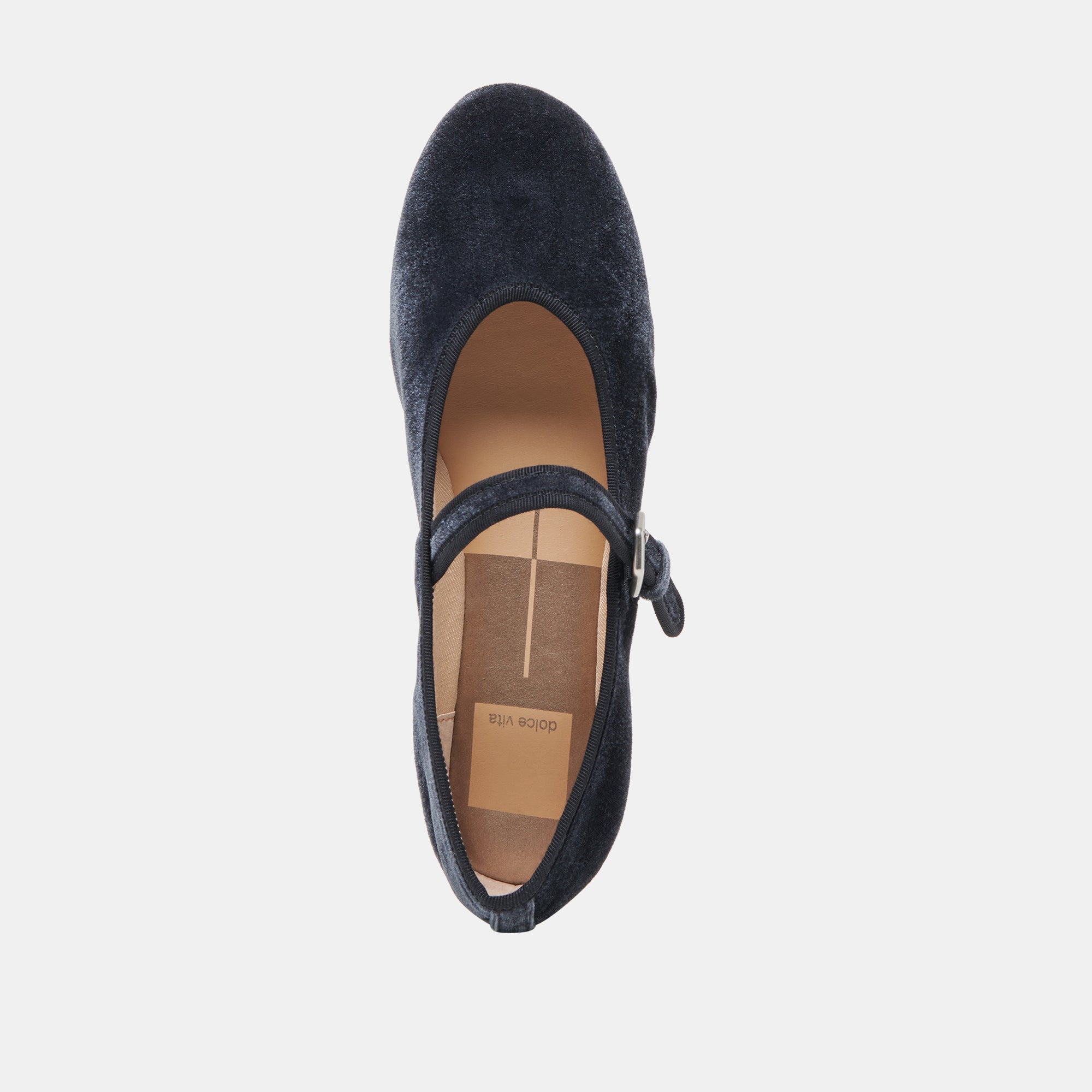 Roslyn Ballet Flats for Women - Dusty Blue Velvet Shoes | Comfortable & Stylish Ballet Flats for Casual Wear, Office & Special Occasions