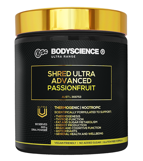 BSc Bodyscience Shred Ultra Advanced Fat Burner & Weight Loss Supplement - Boost Metabolism & Energy for Gym, Workouts & Active Lifestyle