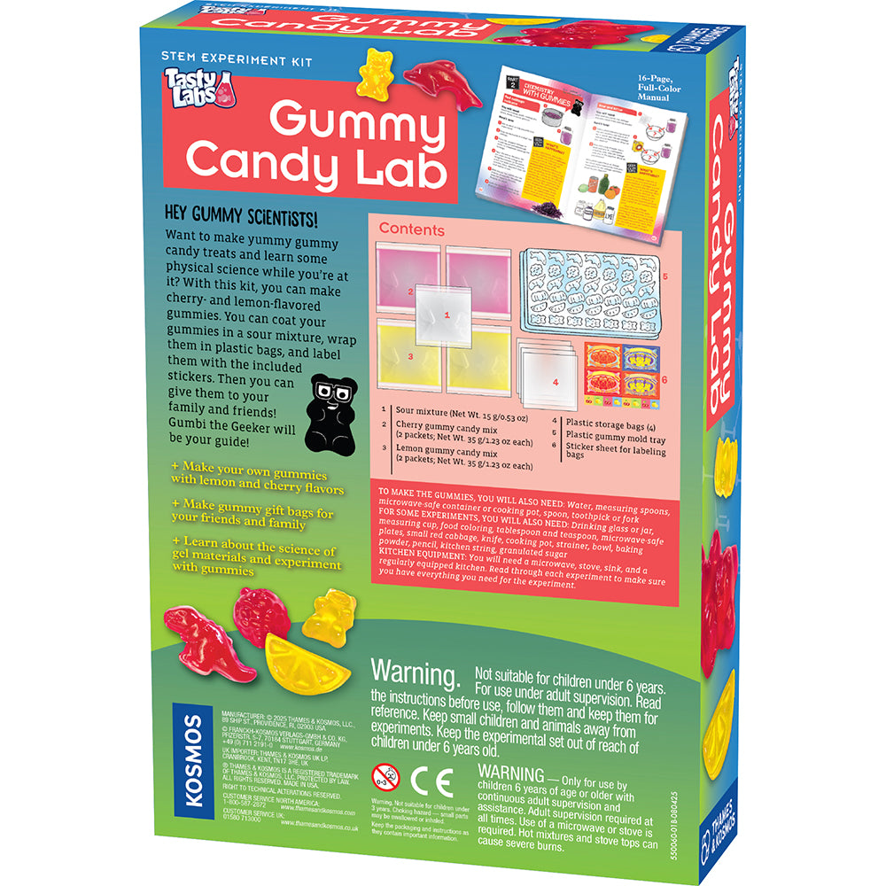 Gummy Candy Lab (V 2.0) - DIY Gummy Making Kit for Kids & Adults - Fun Science Experiment & Candy Creation - Perfect for Birthday Parties & STEM Learning - Coming Fall 2025