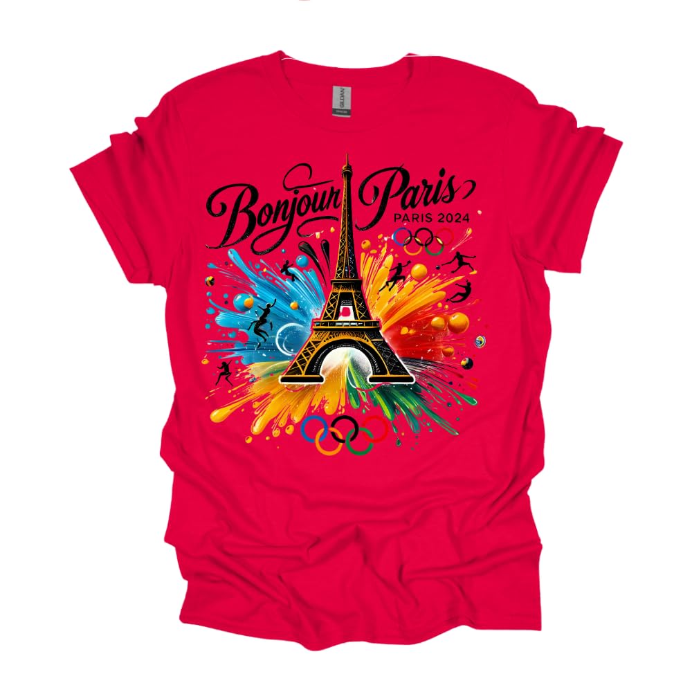 Paris Gold Summer Rings Olympic T-Shirts - Canada Olympic Games Apparel & Clothing for Fans, Athletes & Supporters
