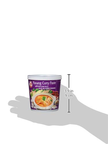 Authentic Thai Panang Curry Paste - 400g | Premium Cock Brand | Perfect for Stir-Fries, Soups & Thai Cooking at Home