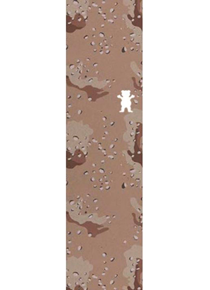 Grizzly Camo Grip Tape - Non-Slip Skateboard & Longboard Grip for Enhanced Traction - Perfect for Street Skating, Park Riding & Board Customization