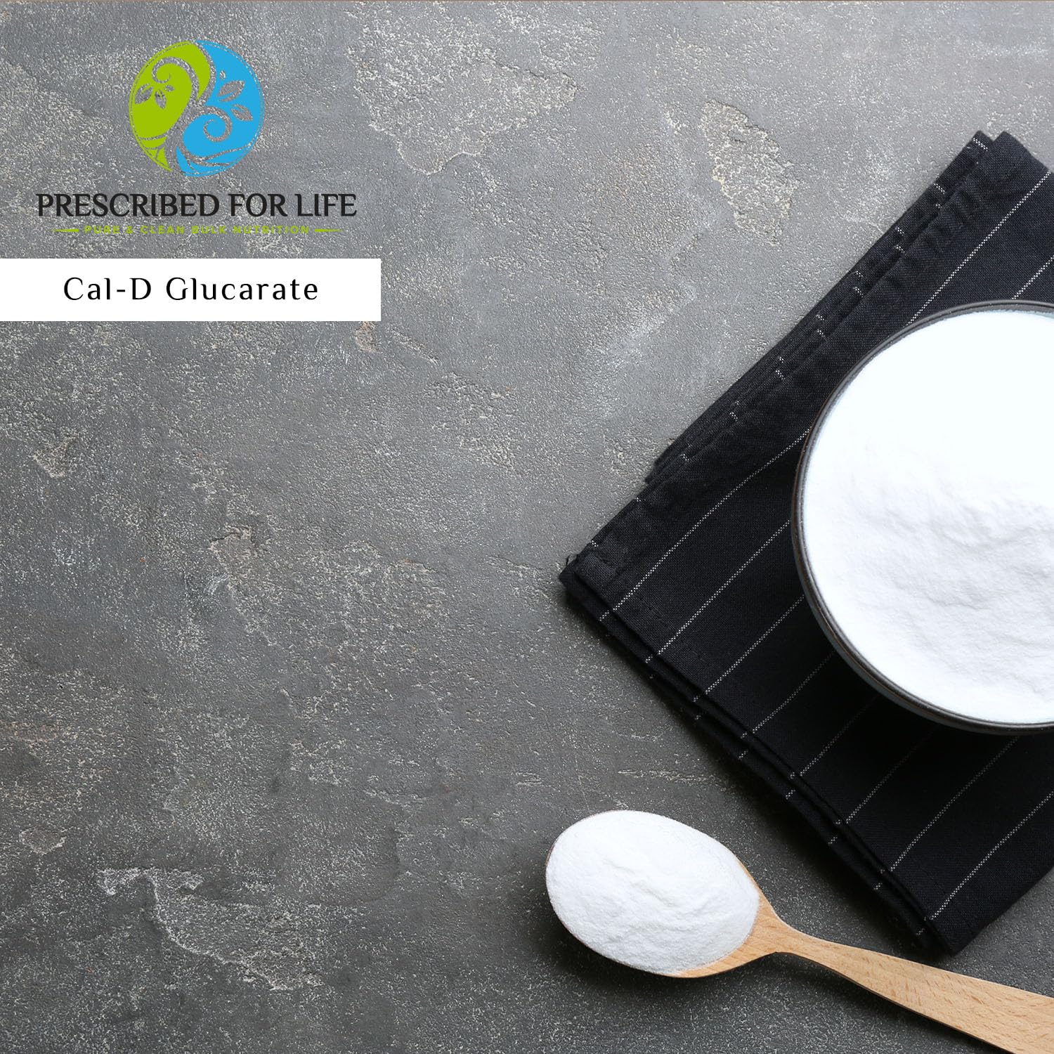 Prescribed for Life Calcium D Glucarate Powder - Pure USP Grade CDG Powder, Vegan, Gluten-Free, Non-GMO (10kg/22lb) for Detox & Hormone Balance Support