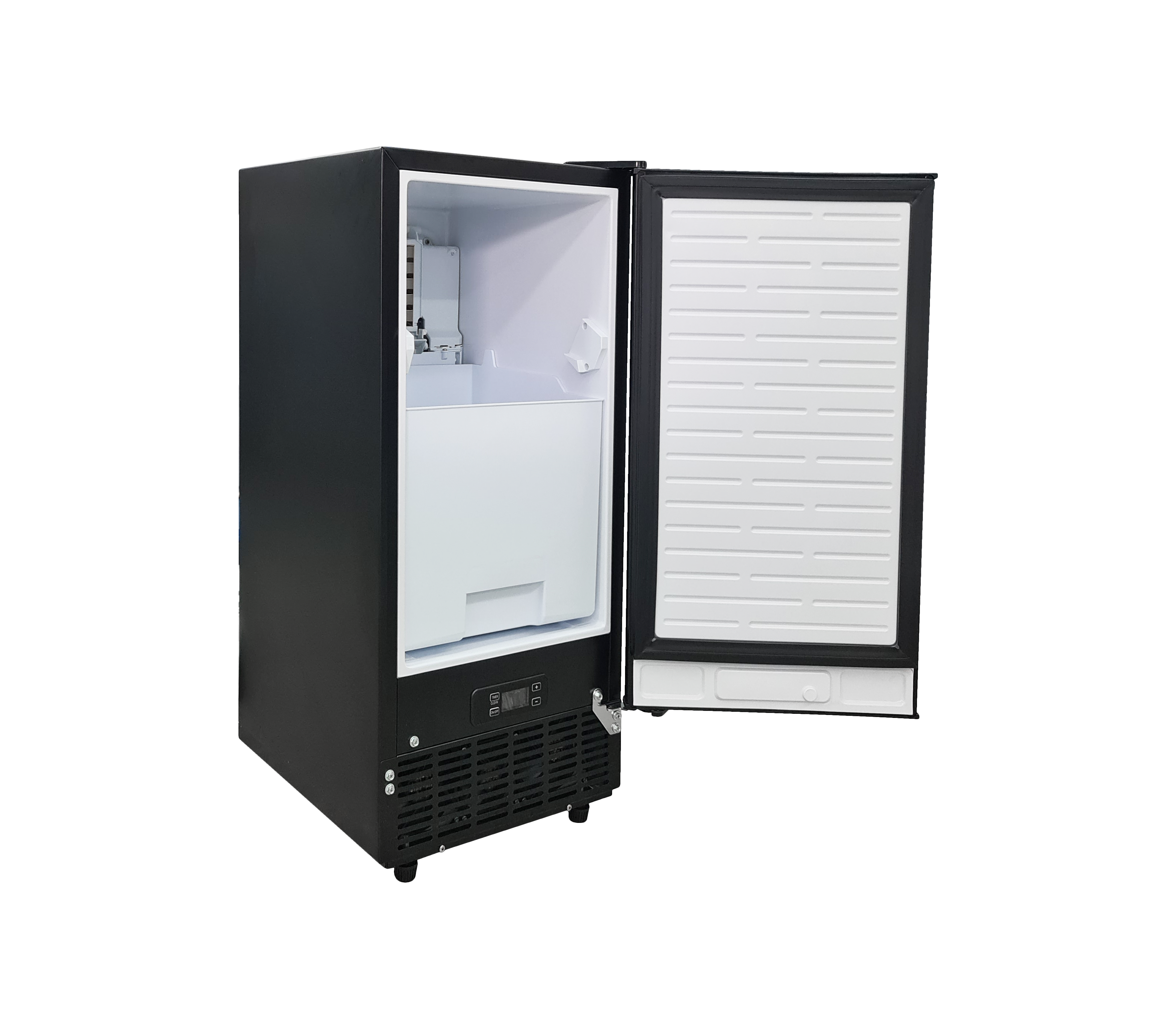 36kg/24hr Black Vetrux Ice Maker for Home, Bar, Restaurant & Party - Fast Ice Production, Energy Efficient