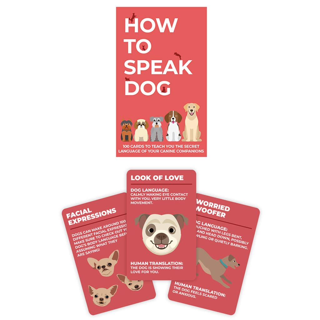 How to Speak Dog - 100 Fun Dog Behavior Training Cards | Learn Dog Language & Puppy Communication | Perfect Gift for Dog Lovers | Use for Training, Bonding & Understanding Your Pet