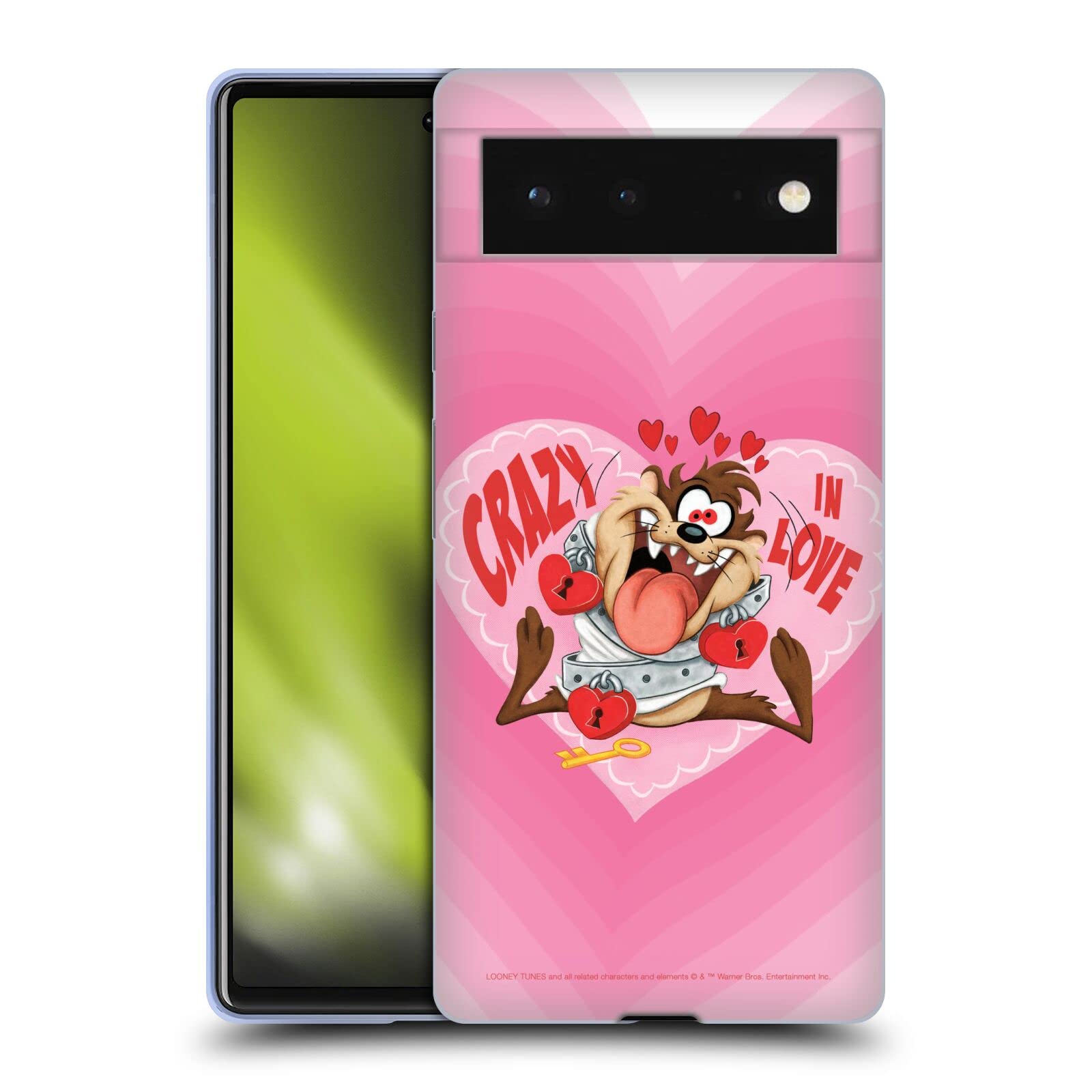 Looney Tunes Tasmanian Devil Soft Gel Case for Google Pixel 6 - Cute Phone Cover for Daily Use